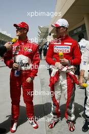 12.03.2006 Sakhir, Bahrain,  Ralf Schumacher (GER), Toyota Racing and Michael Schumacher (GER), Scuderia Ferrari - Formula 1 World Championship, Rd 1, Bahrain Grand Prix, Sunday