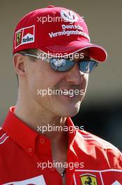 09.03.2006 Sakhir, Bahrain,  Michael Schumacher (GER), Scuderia Ferrari - Formula 1 World Championship, Rd 1, Bahrain Grand Prix, Thursday