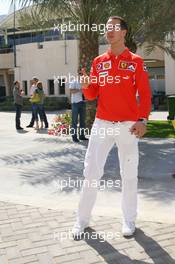 09.03.2006 Sakhir, Bahrain,  Michael Schumacher (GER), Scuderia Ferrari - Formula 1 World Championship, Rd 1, Bahrain Grand Prix, Thursday