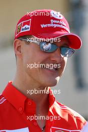 09.03.2006 Sakhir, Bahrain,  Michael Schumacher (GER), Scuderia Ferrari - Formula 1 World Championship, Rd 1, Bahrain Grand Prix, Thursday