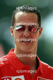 09.03.2006 Sakhir, Bahrain,  Michael Schumacher (GER), Scuderia Ferrari - Formula 1 World Championship, Rd 1, Bahrain Grand Prix, Thursday