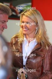 20.10.2006 Sao Paulo, Brazil,  Willi Weber (GER), Driver Manager with Corina Schumacher (GER), Corinna, Wife of Michael Schumacher - Formula 1 World Championship, Rd 18, Brazilian Grand Prix, Friday