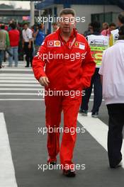 20.10.2006 Sao Paulo, Brazil,  Ross Brawn (GBR), Scuderia Ferrari, Technical Director - Formula 1 World Championship, Rd 18, Brazilian Grand Prix, Friday