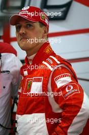 20.10.2006 Sao Paulo, Brazil,  Michael Schumacher (GER), Scuderia Ferrari - Formula 1 World Championship, Rd 18, Brazilian Grand Prix, Friday Practice