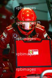 20.10.2006 Sao Paulo, Brazil,  Michael Schumacher (GER), Scuderia Ferrari - Formula 1 World Championship, Rd 18, Brazilian Grand Prix, Friday Practice