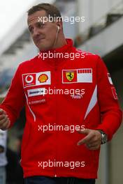 20.10.2006 Sao Paulo, Brazil,  Michael Schumacher (GER), Scuderia Ferrari - Formula 1 World Championship, Rd 18, Brazilian Grand Prix, Friday