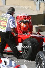 22.10.2006 Sao Paulo, Brazil,  Michael Schumacher (GER), Scuderia Ferrari - Formula 1 World Championship, Rd 18, Brazilian Grand Prix, Sunday Podium