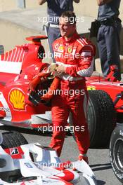 22.10.2006 Sao Paulo, Brazil,  Michael Schumacher (GER), Scuderia Ferrari - Formula 1 World Championship, Rd 18, Brazilian Grand Prix, Sunday Podium