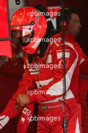 21.10.2006 Sao Paulo, Brazil,  Michael Schumacher (GER), Scuderia Ferrari - Formula 1 World Championship, Rd 18, Brazilian Grand Prix, Saturday Practice