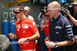 22.10.2006 Sao Paulo, Brazil,  Michael Schumacher (GER), Scuderia Ferrari - Formula 1 World Championship, Rd 18, Brazilian Grand Prix, Sunday
