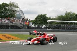 23.06.2006 Montreal, Canada,  Michael Schumacher (GER), Scuderia Ferrari, 248 F1 - Formula 1 World Championship, Rd 9, Canadian Grand Prix, Friday Practice