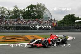 23.06.2006 Montreal, Canada,  Tiago Monteiro (POR), Midland MF1 Racing, Toyota M16 - Formula 1 World Championship, Rd 9, Canadian Grand Prix, Friday Practice