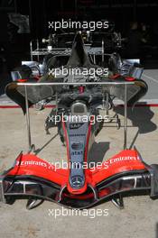 23.06.2006 Montreal, Canada,  Mclaren Mercedes front wing - Formula 1 World Championship, Rd 9, Canadian Grand Prix, Friday