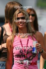 23.06.2006 Montreal, Canada,  Girl in the paddock - Formula 1 World Championship, Rd 9, Canadian Grand Prix, Friday