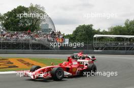 23.06.2006 Montreal, Canada,  Michael Schumacher (GER), Scuderia Ferrari, 248 F1 - Formula 1 World Championship, Rd 9, Canadian Grand Prix, Friday Practice