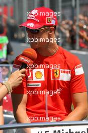 25.06.2006 Montreal, Canada,  Michael Schumacher (GER), Scuderia Ferrari - Formula 1 World Championship, Rd 9, Canadian Grand Prix, Sunday