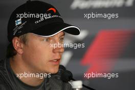 22.06.2006 Montreal, Canada,  Kimi Raikkonen (FIN), Räikkönen, McLaren Mercedes - Formula 1 World Championship, Rd 9, Canadian Grand Prix, Thursday Press Conference