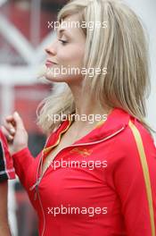 22.06.2006 Montreal, Canada,  Girl in the paddock - Formula 1 World Championship, Rd 9, Canadian Grand Prix, Thursday