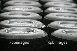 22.06.2006 Montreal, Canada,  Michelin Tyres in the paddock - Formula 1 World Championship, Rd 9, Canadian Grand Prix, Thursday