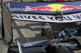 22.06.2006 Montreal, Canada,  David Coulthard (GBR), Red Bull Racing, RB2, rear wing detail - Formula 1 World Championship, Rd 9, Canadian Grand Prix, Thursday