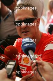 22.06.2006 Montreal, Canada,  Michael Schumacher (GER), Scuderia Ferrari - Formula 1 World Championship, Rd 9, Canadian Grand Prix, Thursday