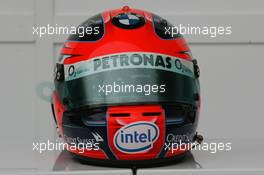 29.09.2006 Shanghai, China,  Robert Kubica (POL),  BMW Sauber F1 Team, helmet - Formula 1 World Championship, Rd 16, Chinese Grand Prix, Friday