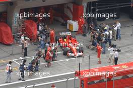 29.09.2006 Shanghai, China,  Michael Schumacher (GER), Scuderia Ferrari, 248 F1 - Formula 1 World Championship, Rd 16, Chinese Grand Prix, Friday Practice
