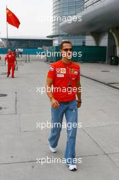 29.09.2006 Shanghai, China,  Michael Schumacher (GER), Scuderia Ferrari - Formula 1 World Championship, Rd 16, Chinese Grand Prix, Friday