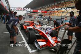 29.09.2006 Shanghai, China,  Christijan Albers (NED), Spyker MF1 Racing - Formula 1 World Championship, Rd 16, Chinese Grand Prix, Friday Practice