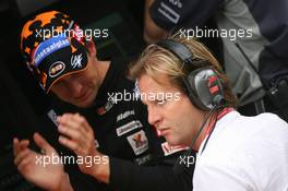 29.09.2006 Shanghai, China,  Michiel Mol (NED), future Director of Formula One Racing, Spyker and Spyker MF1 Racing and Christijan Albers (NED), Spyker MF1 Racing - Formula 1 World Championship, Rd 16, Chinese Grand Prix, Friday Practice