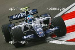 29.09.2006 Shanghai, China,  Alexander Wurz (AUT), Test Driver, Williams F1 Team, FW28 Cosworth - Formula 1 World Championship, Rd 16, Chinese Grand Prix, Friday Practice
