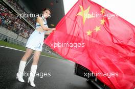 01.10.2006 Shanghai, China,  Grid girl - Formula 1 World Championship, Rd 16, Chinese Grand Prix, Sunday Grid Girl