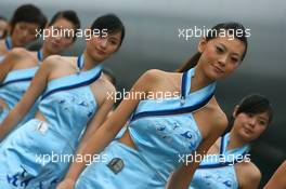01.10.2006 Shanghai, China,  Grid girls - Formula 1 World Championship, Rd 16, Chinese Grand Prix, Sunday Grid Girl