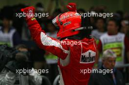 01.10.2006 Shanghai, China,  Winner, Michael Schumacher (GER), Scuderia Ferrari - Formula 1 World Championship, Rd 16, Chinese Grand Prix, Sunday Podium