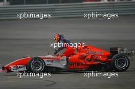 01.10.2006 Shanghai, China,  Tiago Monteiro (POR), Spyker MF1 Racing, Toyota M16, retires - Formula 1 World Championship, Rd 16, Chinese Grand Prix, Sunday Race