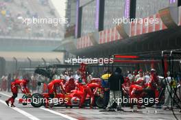 30.09.2006 Shanghai, China,  Michael Schumacher (GER), Scuderia Ferrari, 248 F1 - Formula 1 World Championship, Rd 16, Chinese Grand Prix, Saturday Qualifying