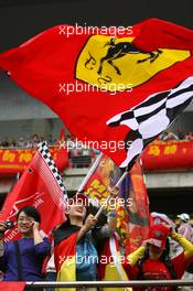 01.10.2006 Shanghai, China,  Ferrari fans - Formula 1 World Championship, Rd 16, Chinese Grand Prix, Sunday