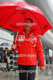 01.10.2006 Shanghai, China,  Michael Schumacher (GER), Scuderia Ferrari - Formula 1 World Championship, Rd 16, Chinese Grand Prix, Sunday