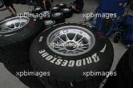 28.09.2006 Shanghai, China,  Bridgestone tyres - Formula 1 World Championship, Rd 16, Chinese Grand Prix, Thursday