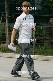28.09.2006 Shanghai, China,  Nick Heidfeld (GER), BMW Sauber F1 Team - Formula 1 World Championship, Rd 16, Chinese Grand Prix, Thursday