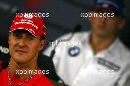 28.09.2006 Shanghai, China,  Michael Schumacher (GER), Scuderia Ferrari - Formula 1 World Championship, Rd 16, Chinese Grand Prix, Thursday Press Conference