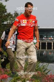 28.09.2006 Shanghai, China,  Michael Schumacher (GER), Scuderia Ferrari - Formula 1 World Championship, Rd 16, Chinese Grand Prix, Thursday