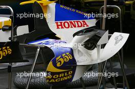 28.09.2006 Shanghai, China,  Honda Racing F1 Team, RA106, Engine cover - Formula 1 World Championship, Rd 16, Chinese Grand Prix, Thursday