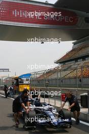 28.09.2006 Shanghai, China,  Car of Nico Rosberg (GER), WilliamsF1 Team - Formula 1 World Championship, Rd 16, Chinese Grand Prix, Thursday