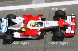 12.05.2006 Granollers, Spain,  Ralf Schumacher (GER), Toyota Racing, TF106 - Formula 1 World Championship, Rd 6, Spanish Grand Prix, Friday Practice