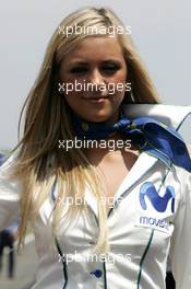 14.05.2006 Granollers, Spain,  Grid girl - Formula 1 World Championship, Rd 6, Spanish Grand Prix, Sunday Grid Girl