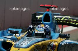 14.05.2006 Granollers, Spain,  Fernando Alonso (ESP), Renault F1 Team, R26 - Formula 1 World Championship, Rd 6, Spanish Grand Prix, Sunday Podium