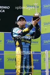 14.05.2006 Granollers, Spain,  Giancarlo Fisichella (ITA), Renault F1 Team - Formula 1 World Championship, Rd 6, Spanish Grand Prix, Sunday Podium