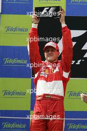 14.05.2006 Granollers, Spain,  Michael Schumacher (GER), Scuderia Ferrari - Formula 1 World Championship, Rd 6, Spanish Grand Prix, Sunday Podium
