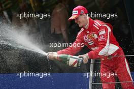14.05.2006 Granollers, Spain,  Michael Schumacher (GER), Scuderia Ferrari - Formula 1 World Championship, Rd 6, Spanish Grand Prix, Sunday Podium